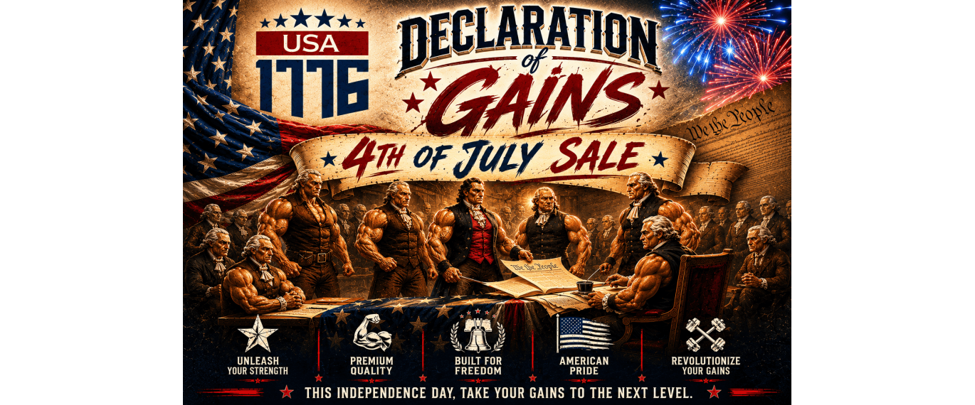 1776 Declaration of Gains 4th of July Promo